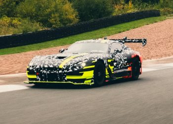 Mercedes-AMG’s answer to the Porsche 911 GT3 RS hits the track