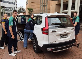 How many volleyball players can you fit in a Mahindra Scorpio?
