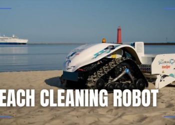 The All-Electric Robot Keeping Beaches Clean