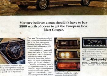 1969 Mercury Cougar Convertible Prowls the California Streets